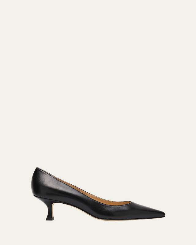 Srila Leather Low Pumps